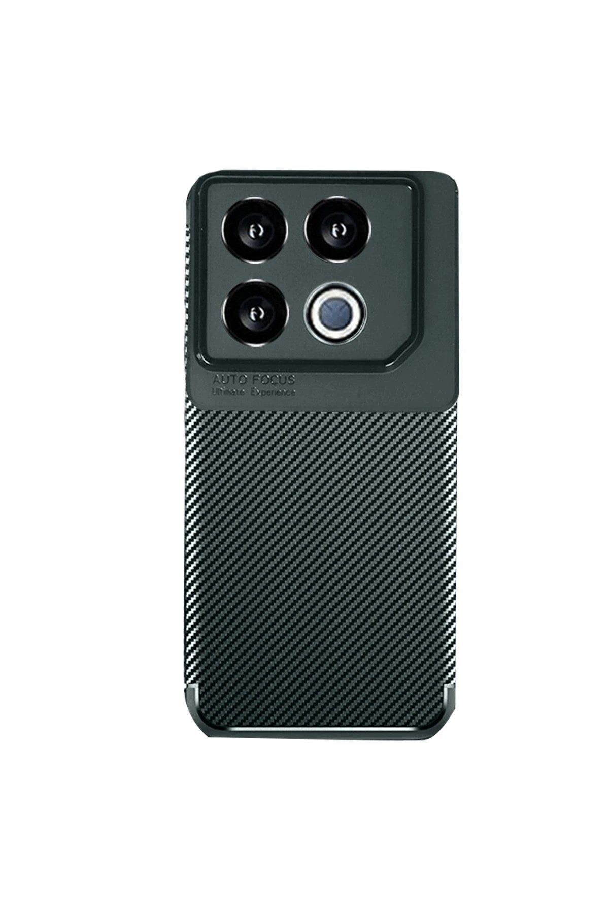 Mey İthalat® İnfinix GT 20 Pro Kılıf Auto Focus Karbon Kapak - Koyu Yeşil