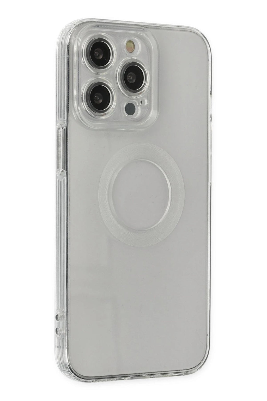 Mey İthalat® iPhone 13 Pro Kılıf Santa Lens Silikon - Şeffaf