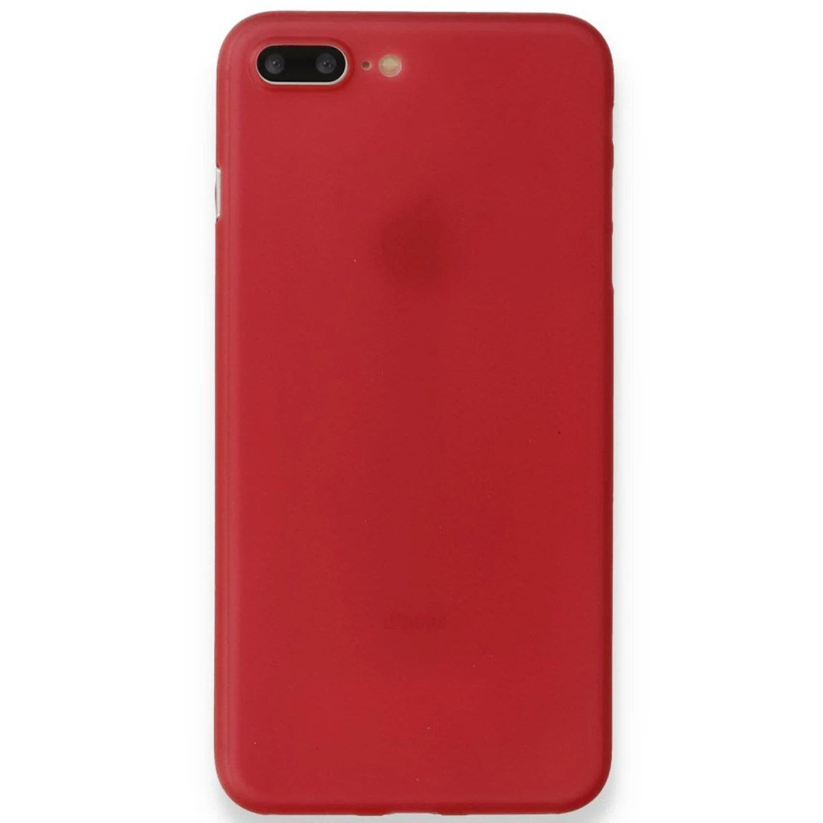 Mey İthalat® iPhone 8 Plus Kılıf PP Ultra İnce Kapak - Kırmızı