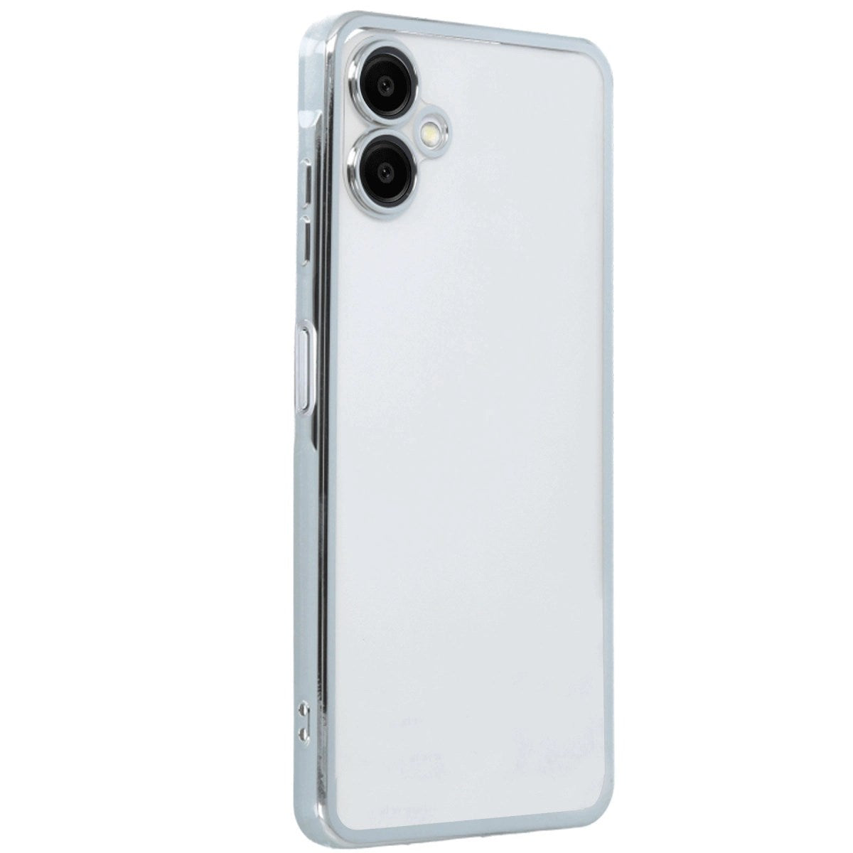 Mey İthalat® Samsung Galaxy A06 Kılıf Lensli Silikon - Gümüş