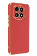 Mey İthalat® Redmi Note 14 Pro 4G Kılıf Volet Silikon - Kırmızı