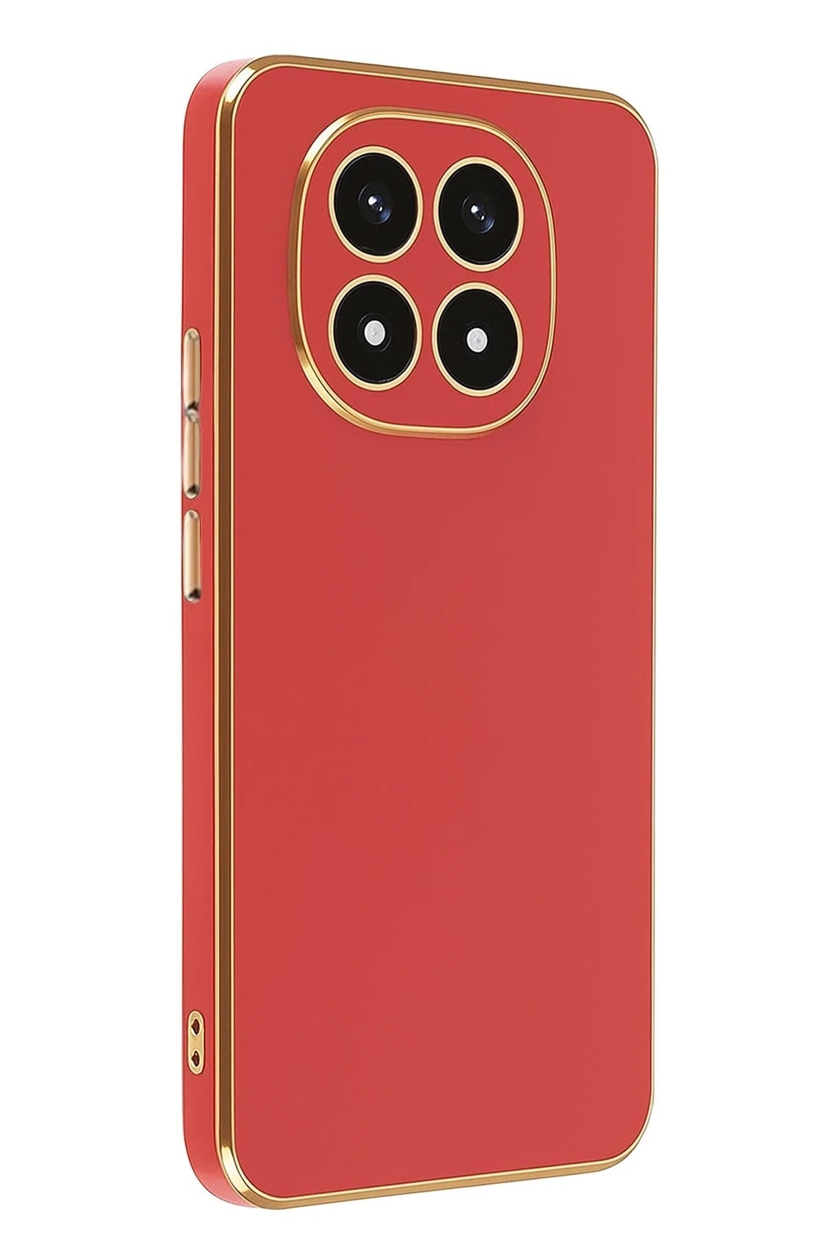 Mey İthalat® Redmi Note 14 Pro 4G Kılıf Volet Silikon - Kırmızı