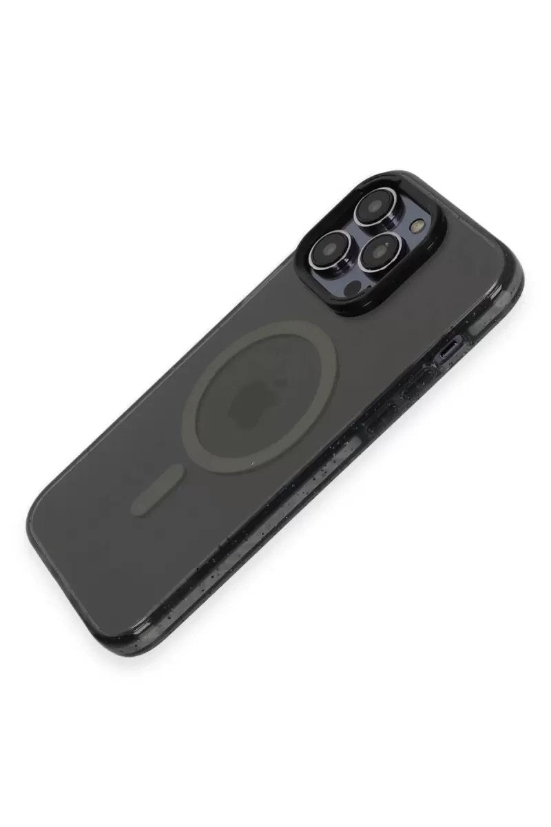 Mey İthalat® iPhone 14 Pro Kılıf Tigra Magsafe Kapak - Siyah