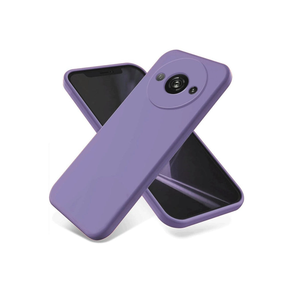 Mey İthalat® Redmi A3 4G Kılıf First Silikon - Lila