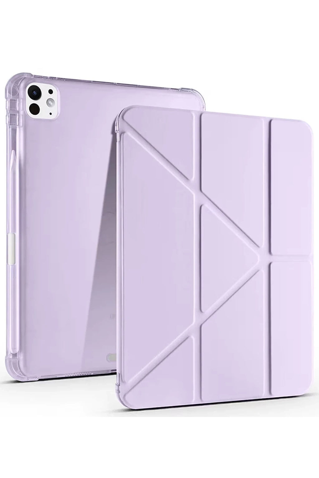 Mey İthalat® iPad Air 13 (2024) Kılıf Kalemlikli Mars Tablet Kılıfı - Lila