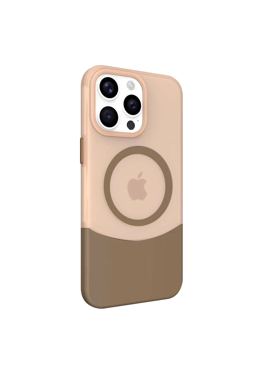 Mey İthalat® iPhone 15 Pro Max PC Suit Magsafe Kapak - Kahverengi