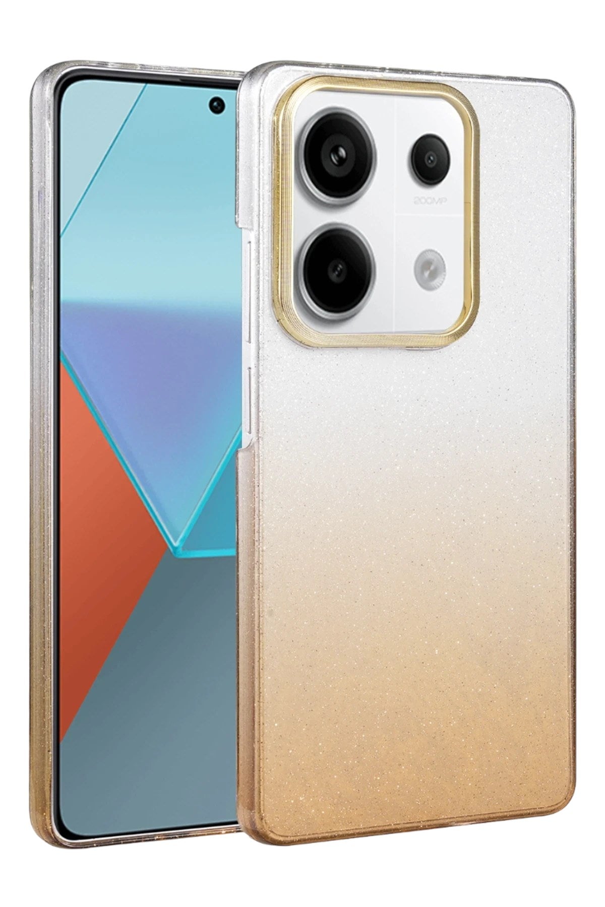 Mey İthalat® Redmi Note 13 Pro 4G Glossy Kapak - Çöl Titanyum