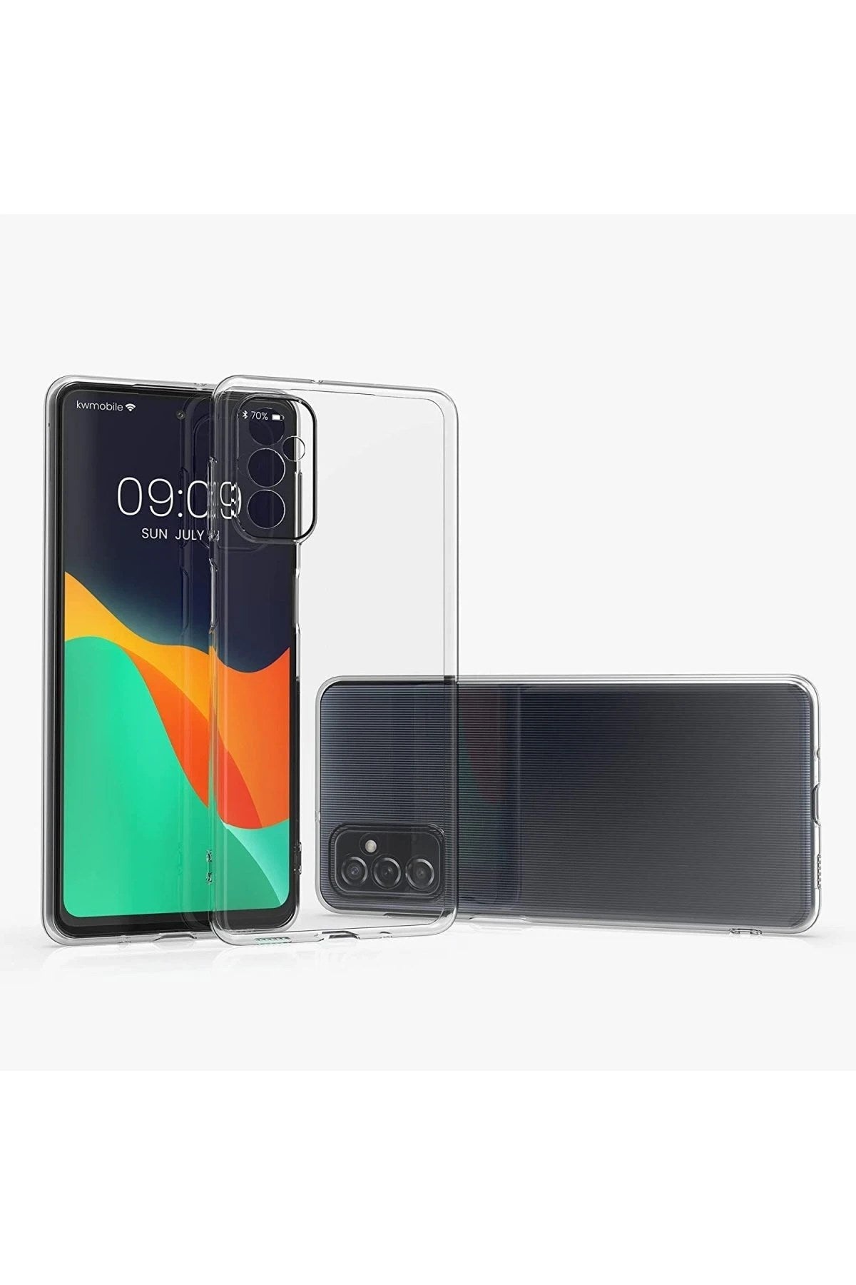 Mey İthalat® Samsung Galaxy M52 5G Kılıf Lüx Şeffaf Silikon
