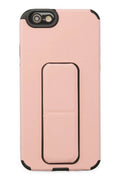 Mey İthalat® iPhone 6 Kılıf Mega Standlı Silikon - Pudra