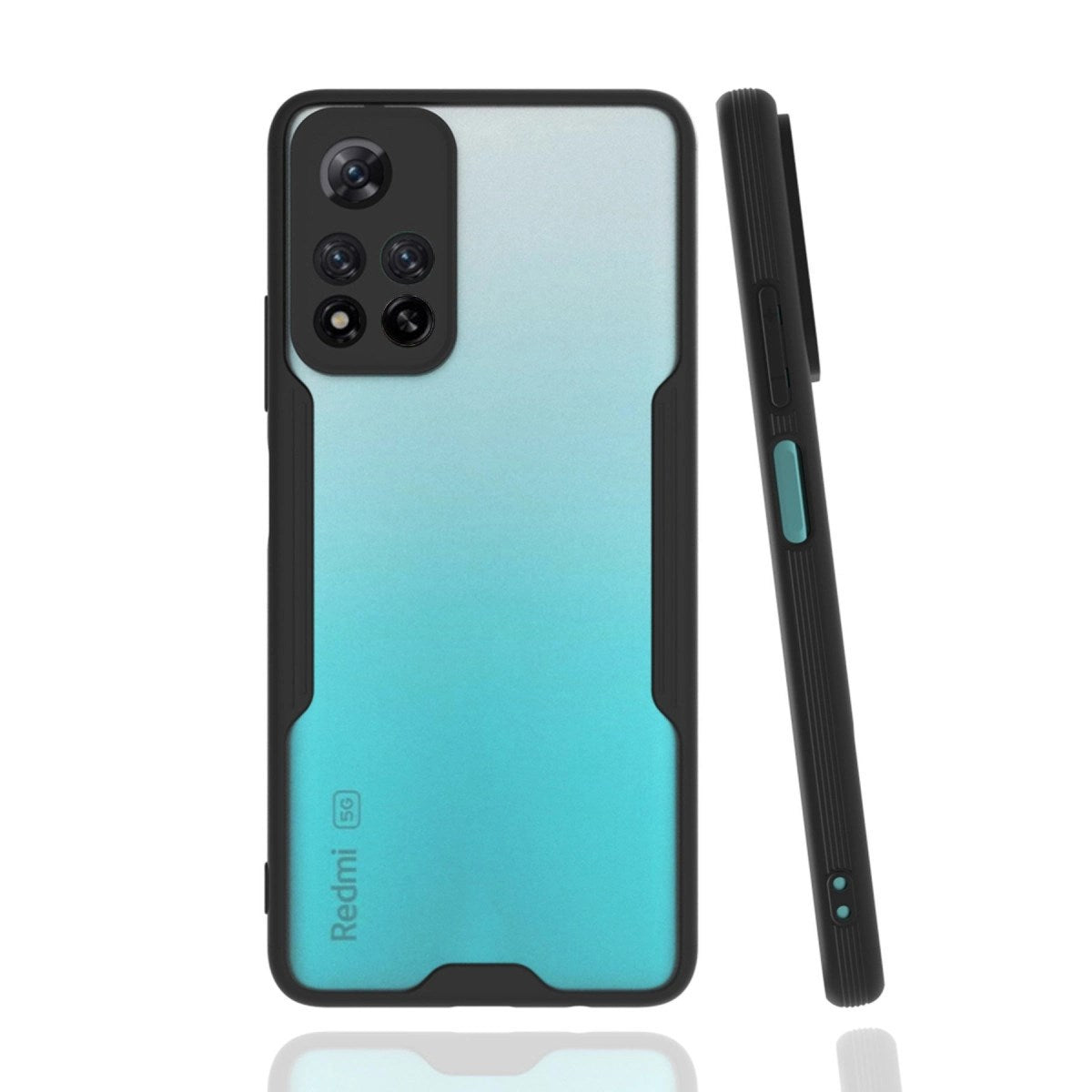 Mey İthalat® Redmi Note 11 Pro Plus 5G Kılıf Platin Silikon - Siyah