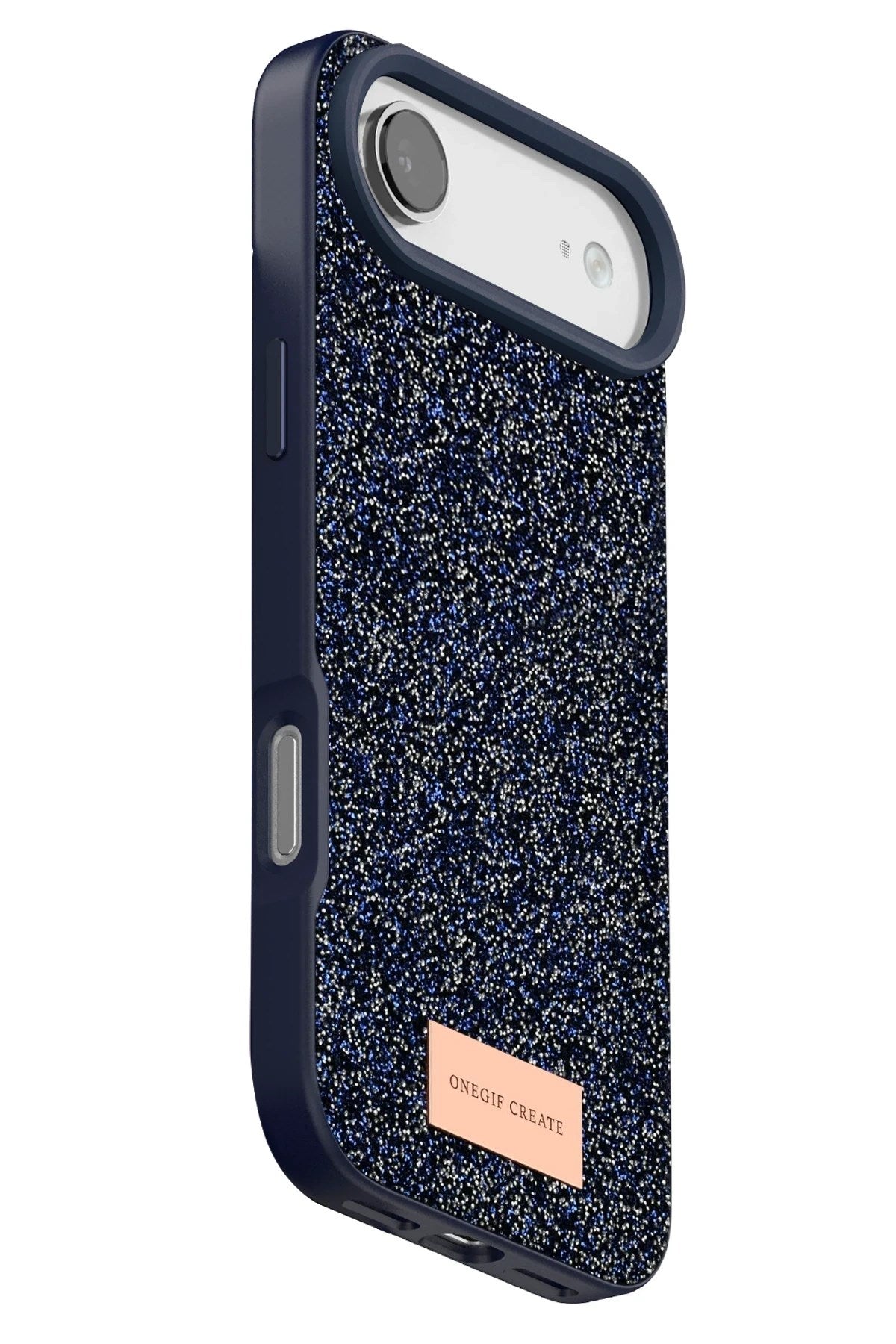 Mey İthalat® iPhone 17 Air Bright Simli Kapak - Mavi