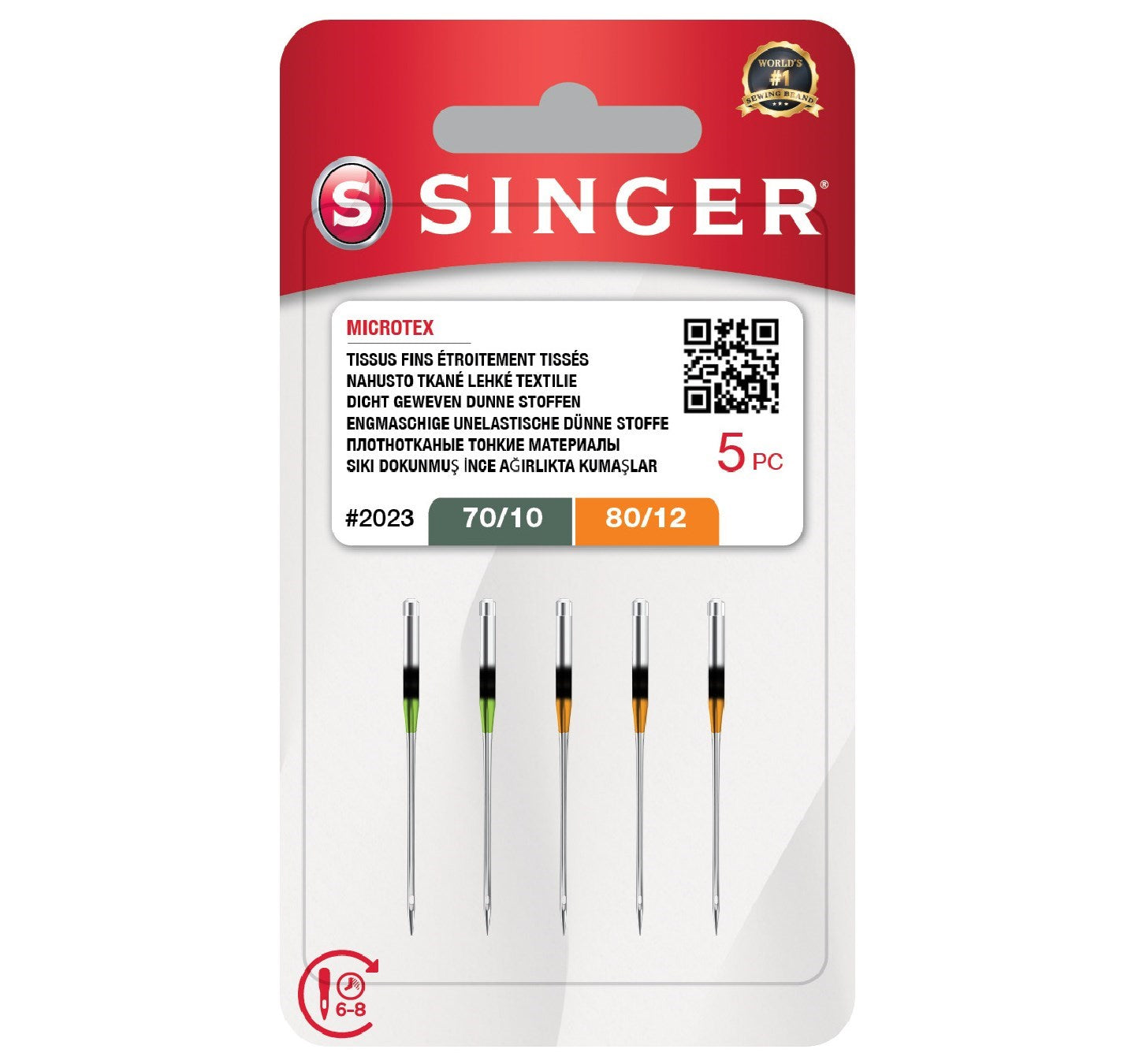 Mikrotex İğnesi Karışık (3x10, 2x12 No.)