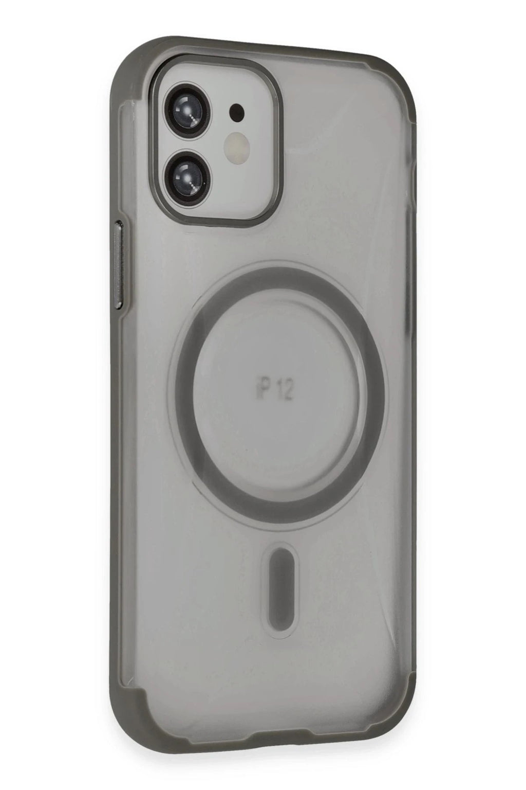 Mey İthalat® iPhone 12 Hilton Magsafe Kapak - Titan Gri