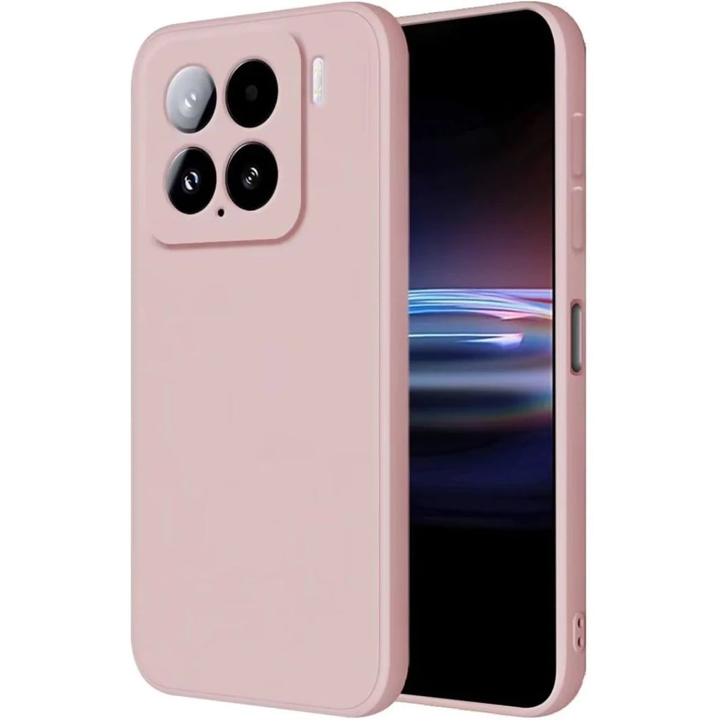 Mey İthalat® Mi 15 Kılıf Nano içi Kadife Silikon - Pudra