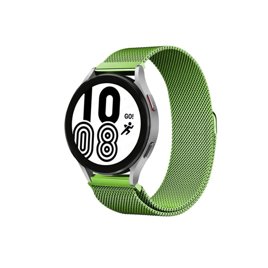 Mey İthalat® Watch 22mm Metal Mıknatıslı Kordon - Yeşil