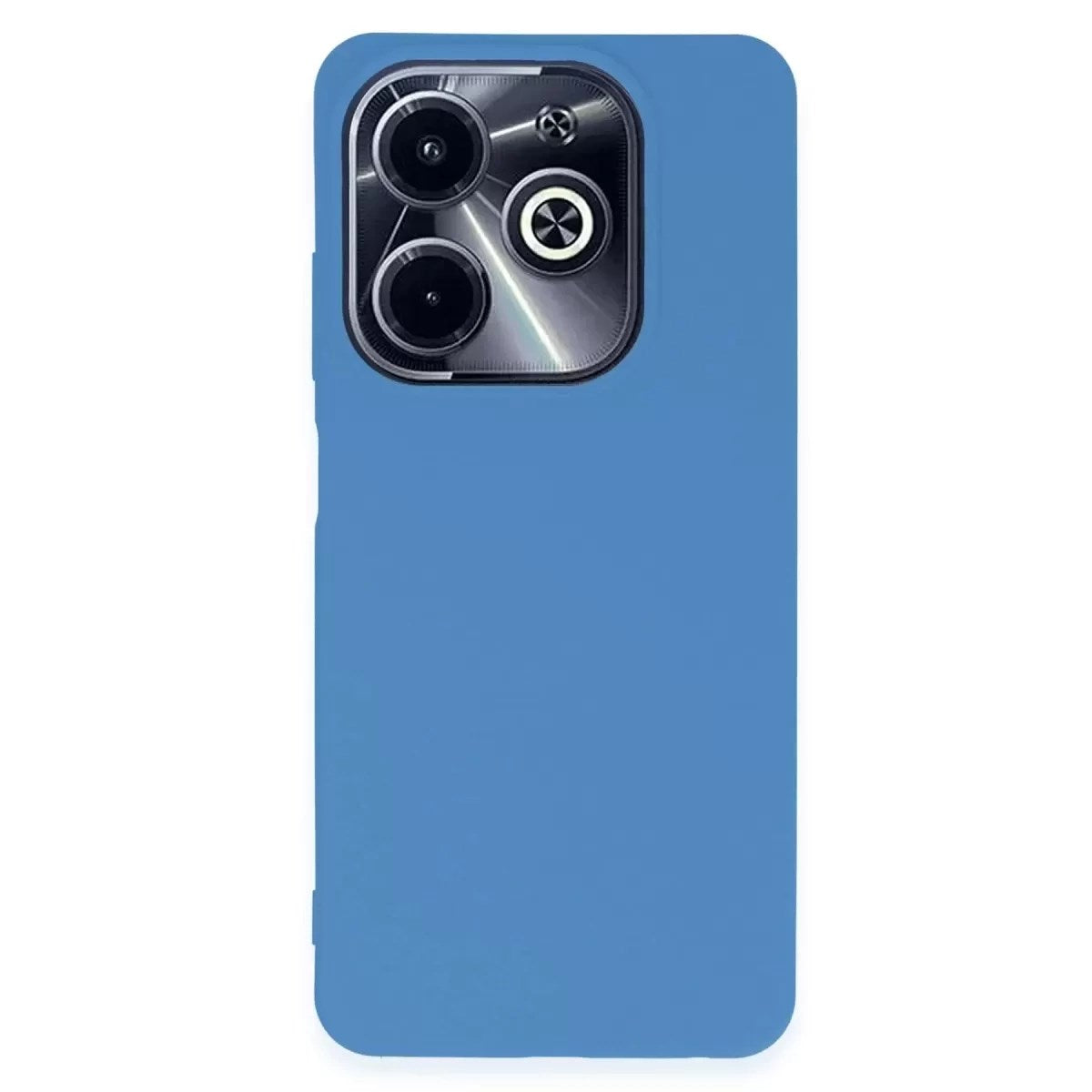 Mey İthalat® İnfinix Hot 40i Kılıf First Silikon - Mavi