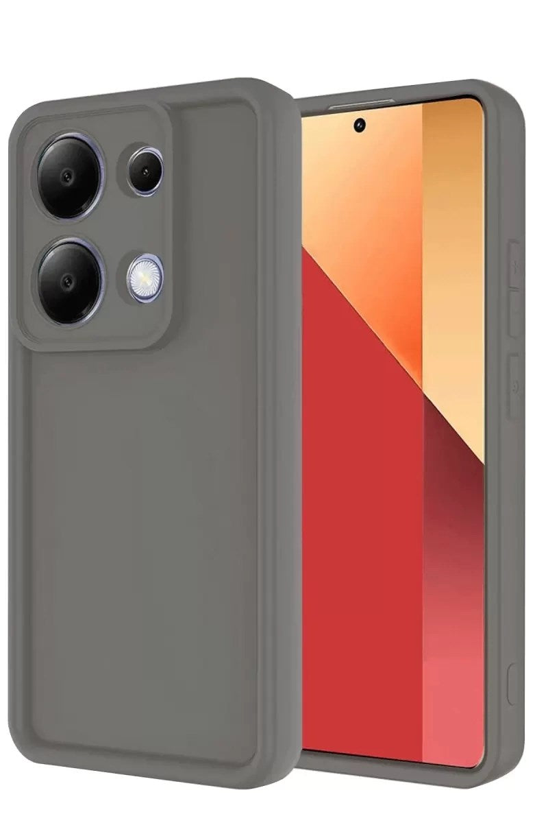Mey İthalat® Redmi Note 13 Pro 4G Kılıf Viera Silikon - Gri
