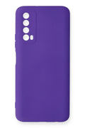 Mey İthalat® Huawei P Smart 2021 Kılıf Nano içi Kadife Silikon - Mor