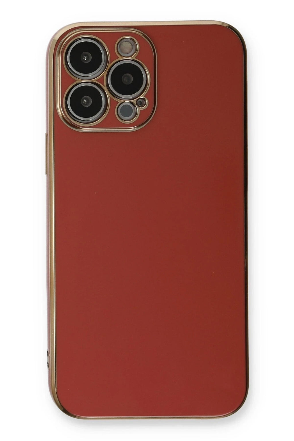 Mey İthalat® iPhone 13 Pro Max Kılıf Volet Silikon - Kırmızı