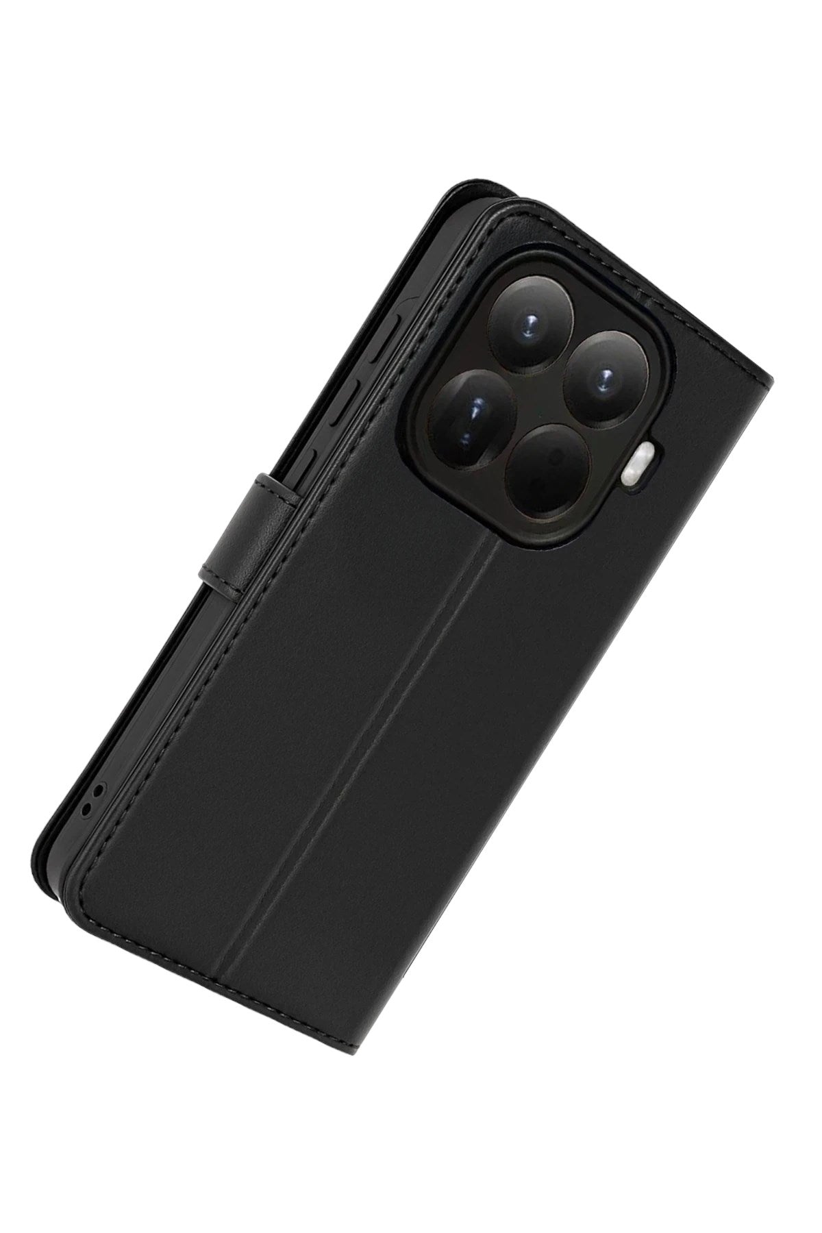 Mey İthalat® Mi 15T Pro Trend S Plus Kapaklı Kılıf - Siyah