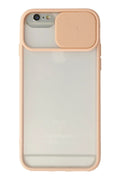 Mey İthalat® iPhone 6 Plus Kılıf Palm Buzlu Kamera Sürgülü Silikon - Pembe