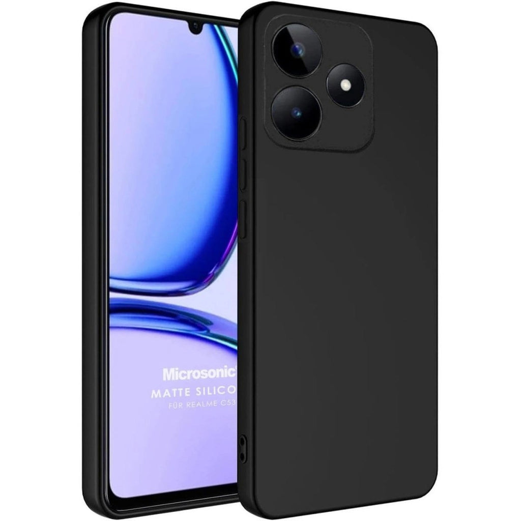 Mey İthalat® Realme C61 Kılıf First Silikon - Siyah