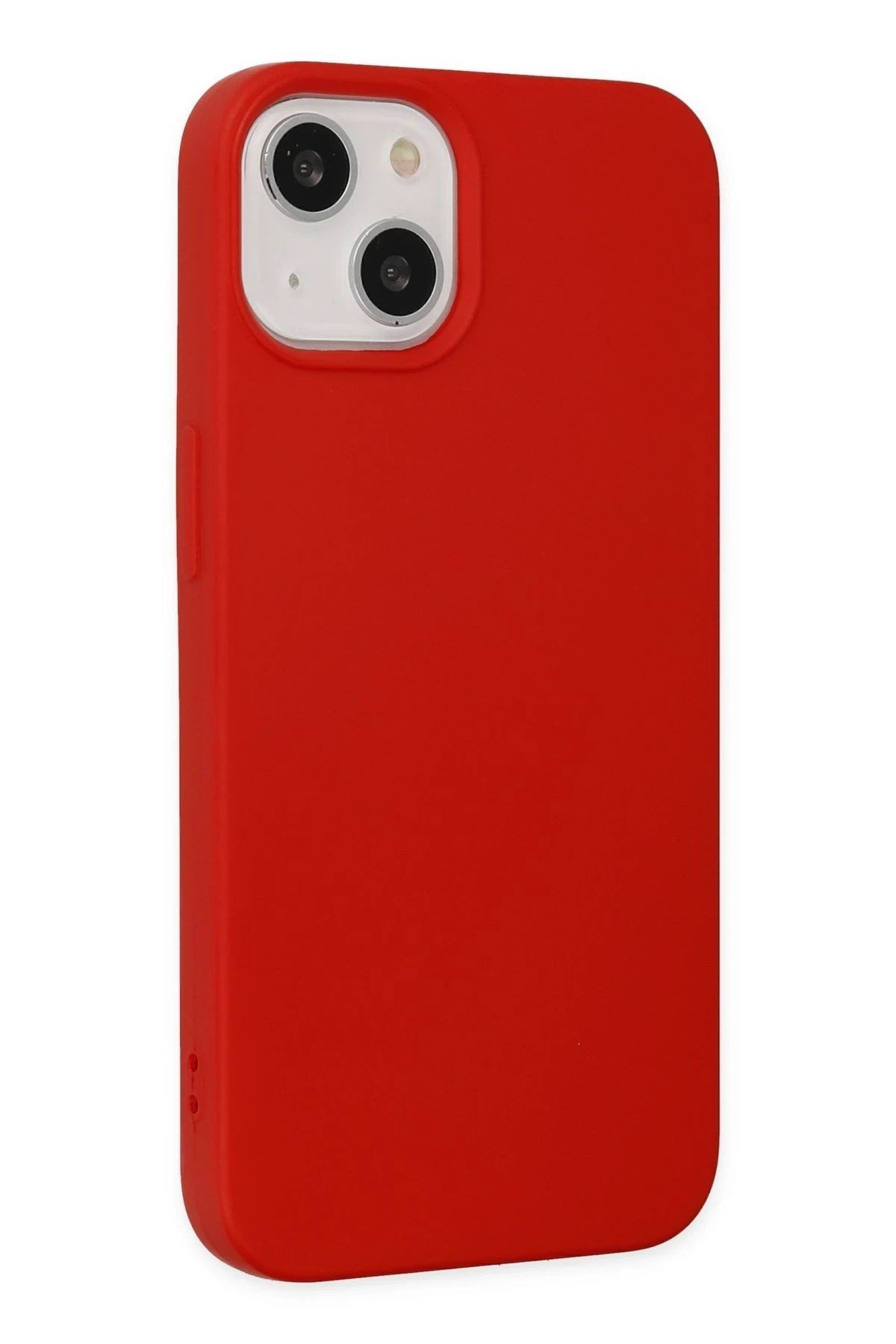 Mey İthalat® iPhone 15 Pro Kılıf Nano içi Kadife Silikon - Kırmızı