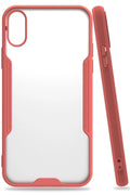 Mey İthalat® iPhone X Kılıf Platin Silikon - Pembe