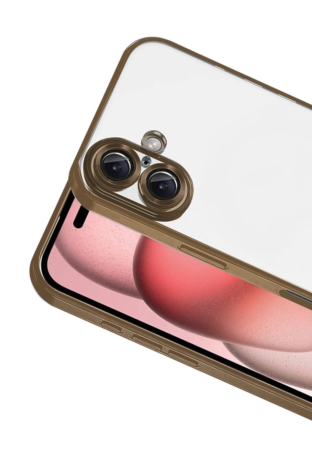 Mey İthalat® iPhone 17 Lensli Silikon - Çöl Titanyum