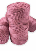 Makrome İpi 3mm Polyester Gül Kurusu