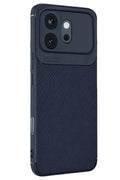 Mey İthalat® Huawei Honor 600 Auto Focus Karbon Kapak - Lacivert