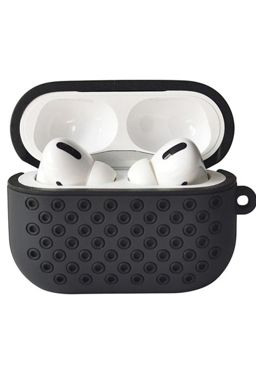 Mey İthalat® Airpods Pro 2 (2.nesil) Spor Delikli Kılıf - Siyah-Siyah