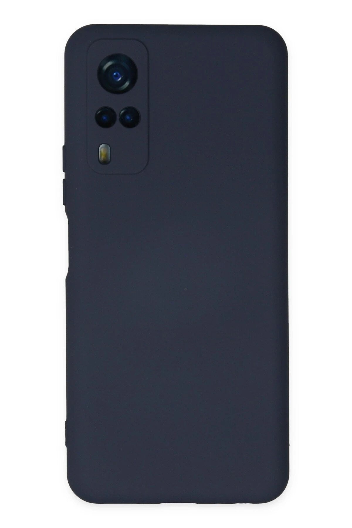 Mey İthalat® Vivo Y53S Kılıf Nano içi Kadife Silikon - Lacivert