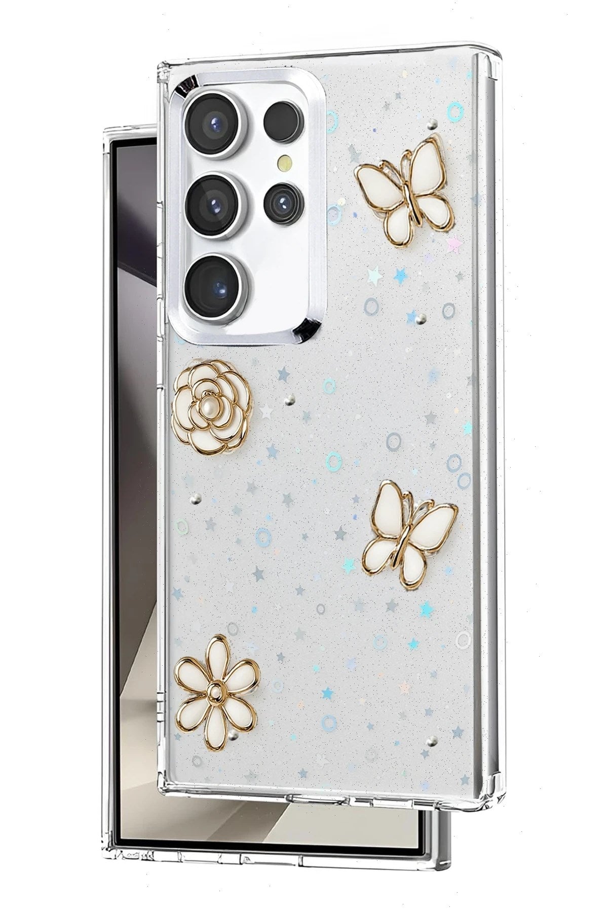 Mey İthalat® Samsung Galaxy S23 Ultra Fiyonk Desenli Kapak - Desen 10