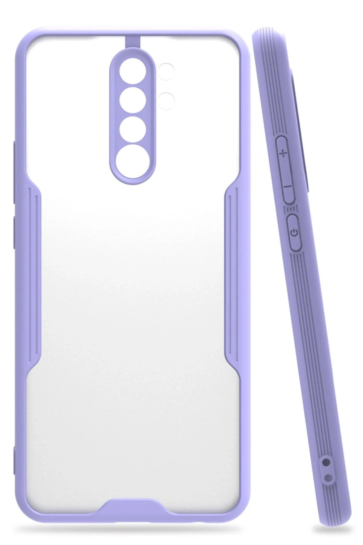 Mey İthalat® Redmi Note 8 Pro Kılıf Platin Silikon - Lila