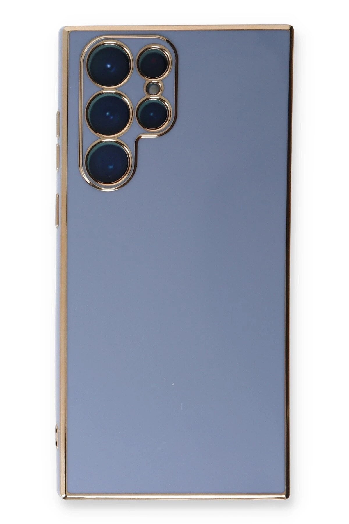 Mey İthalat® Samsung Galaxy S22 Ultra Kılıf Volet Silikon - Mavi