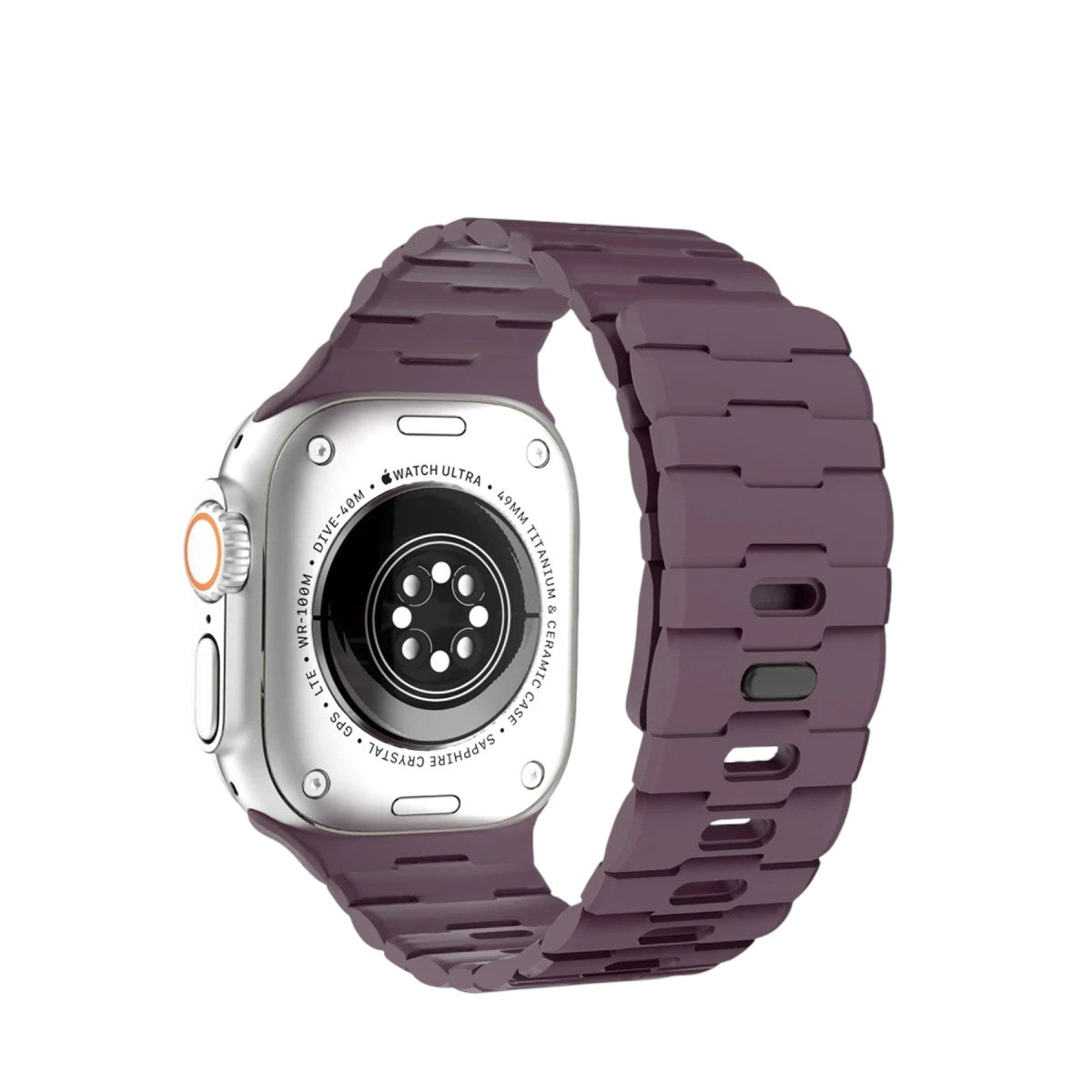 Mey İthalat® Watch Ultra 49mm Wowen Kordon - Bordo
