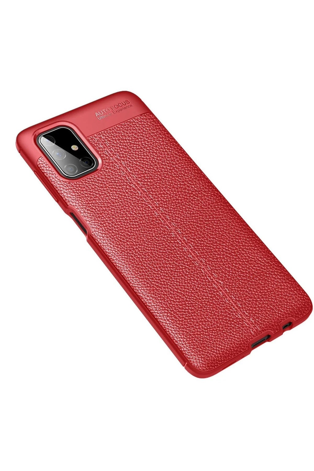 Mey İthalat® Samsung Galaxy M51 Kılıf Auto Focus Kapak - Kırmızı