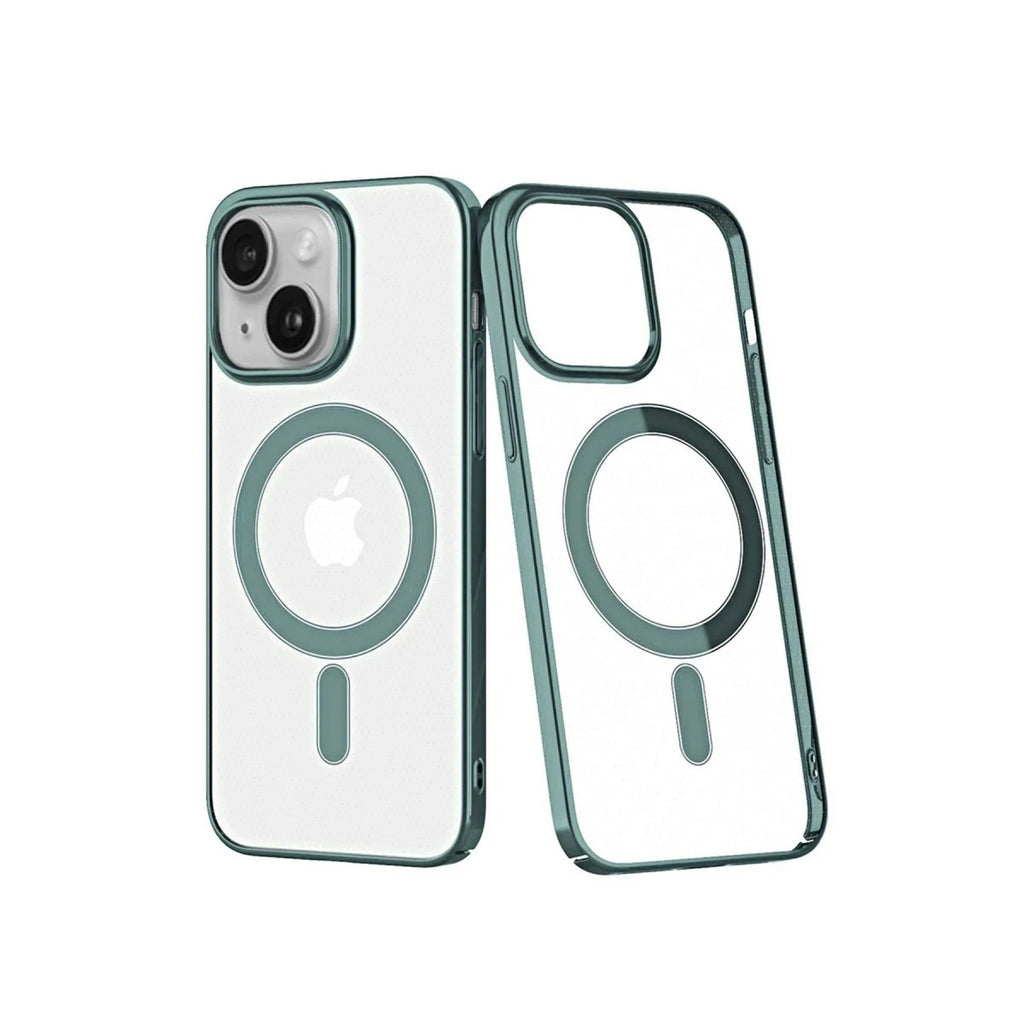Mey İthalat® iPhone 14 Plus Kılıf Element Magneticsafe Sert Kapak - Köknar Yeşili