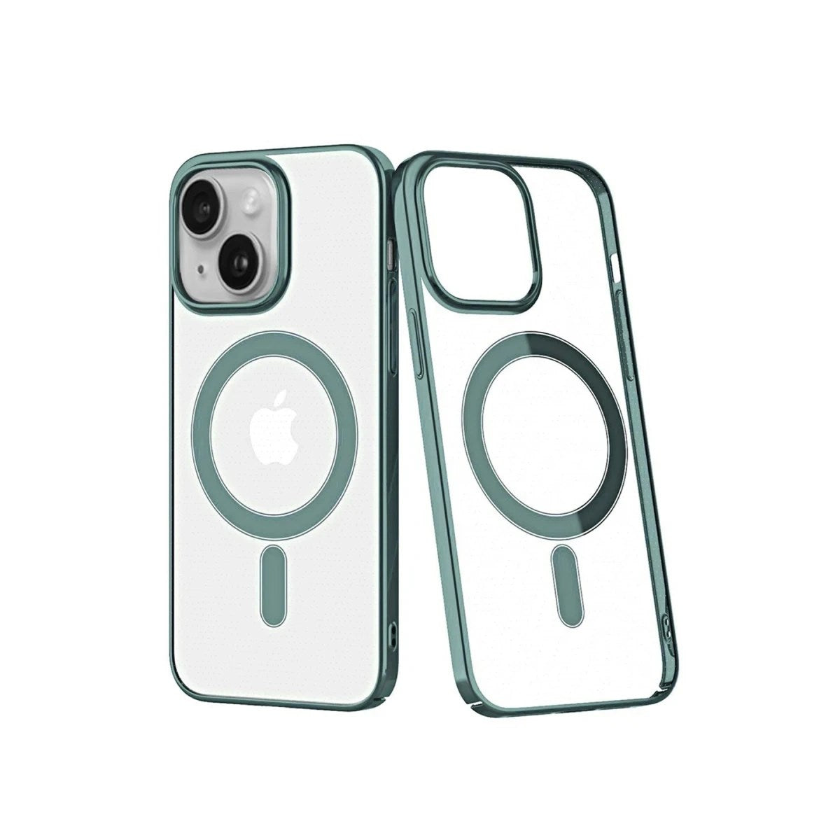 Mey İthalat® iPhone 14 Plus Kılıf Element Magneticsafe Sert Kapak - Köknar Yeşili