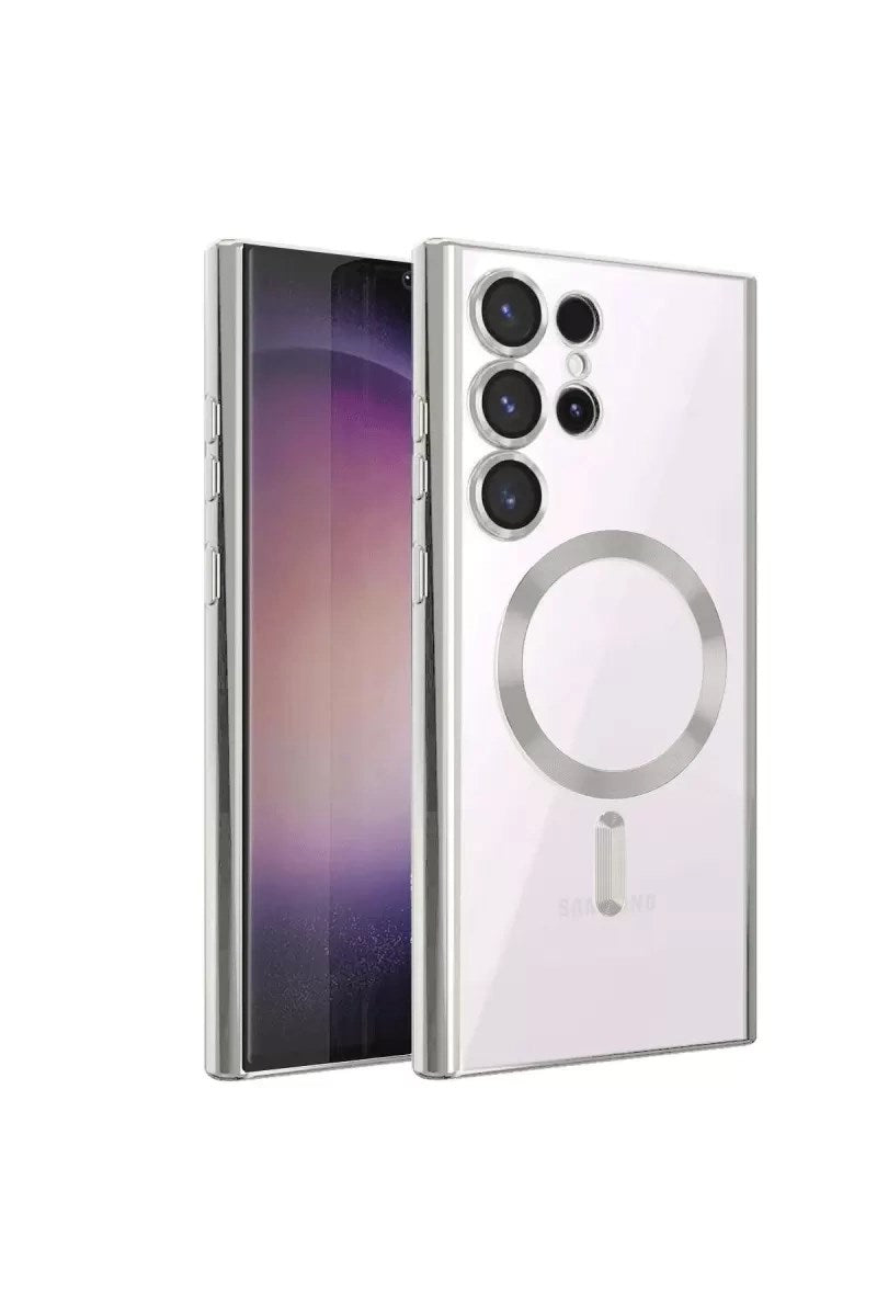 Mey İthalat® Samsung Galaxy S24 Ultra Kılıf Kross Magneticsafe Kapak - Titan Gri