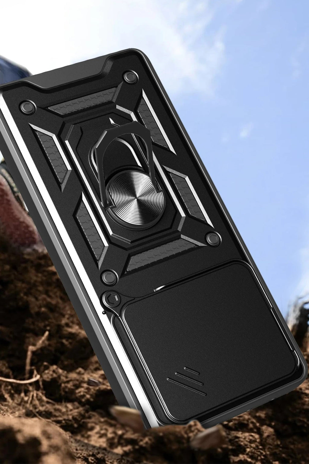 Mey İthalat® Mi 15 Pro Kılıf Pars Lens Yüzüklü Silikon - Yeşil