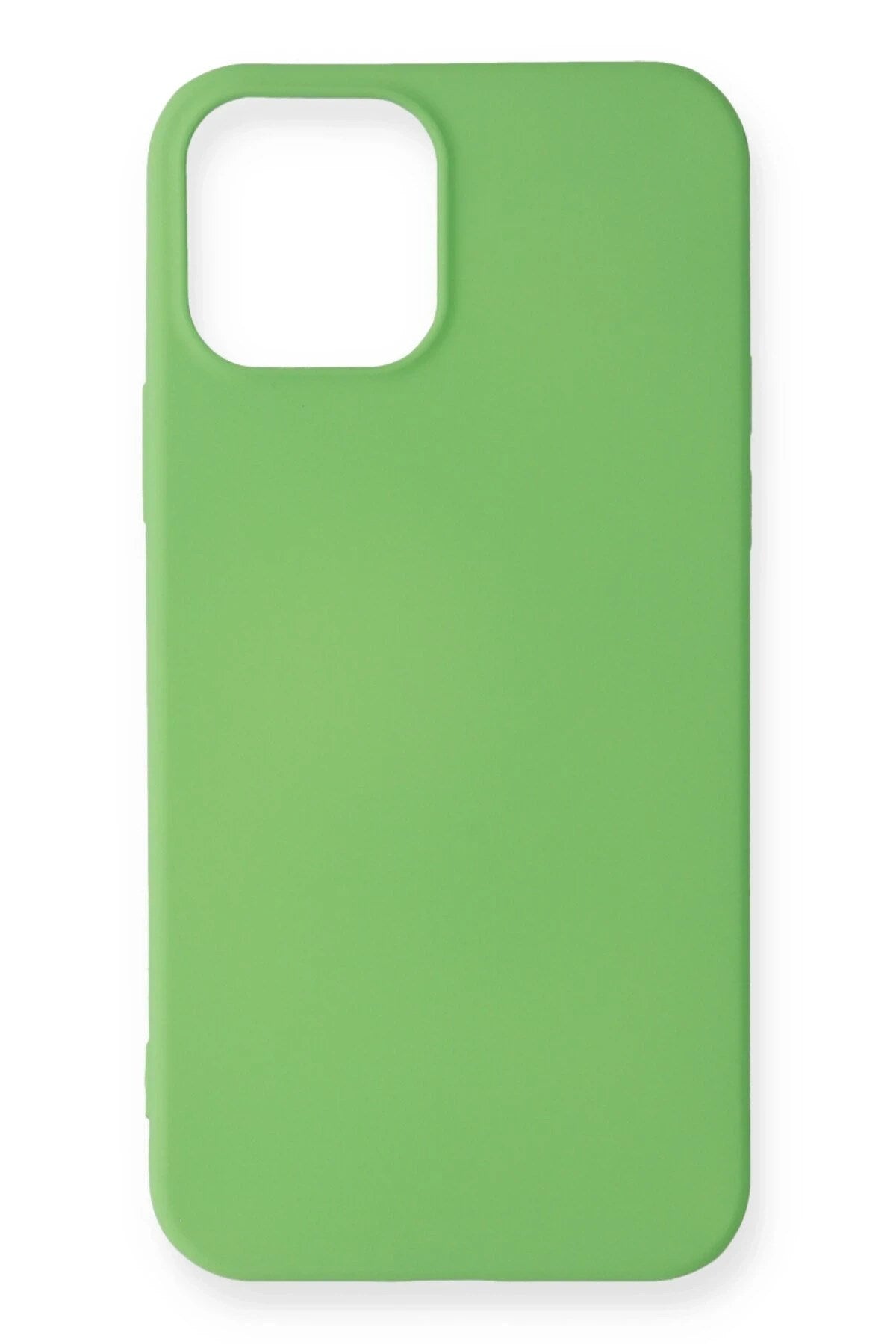 Mey İthalat® iPhone 12 Mini Kılıf First Silikon - Yeşil