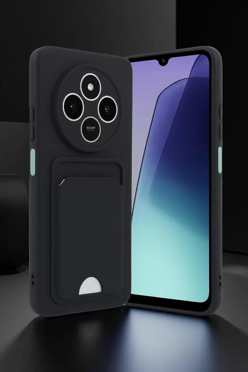 Mey İthalat® Redmi 14C Kelvin Kartvizitli Silikon - Lila