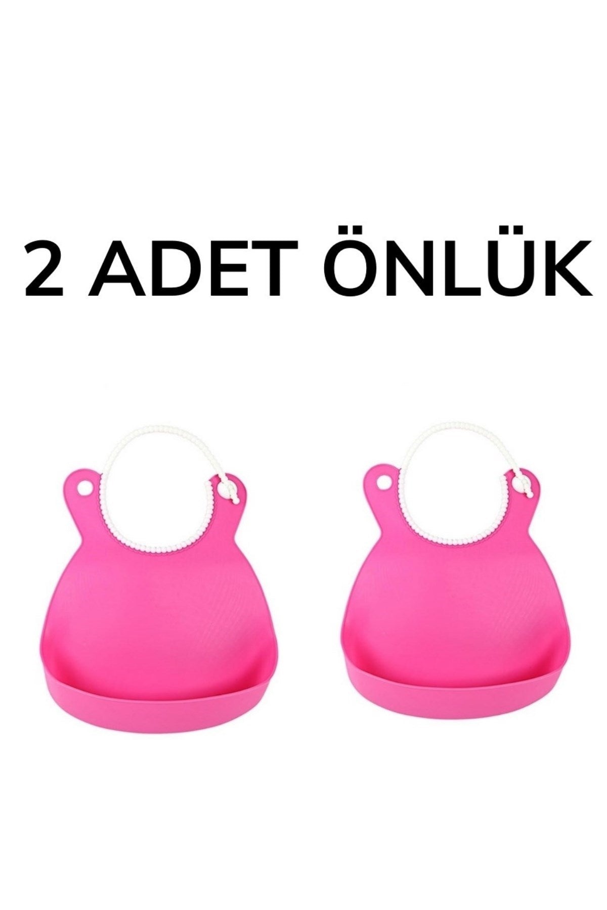 Çocuk Bebek Mama Önlüğü Dökülme Engelleyici Bükülebilir Pembe