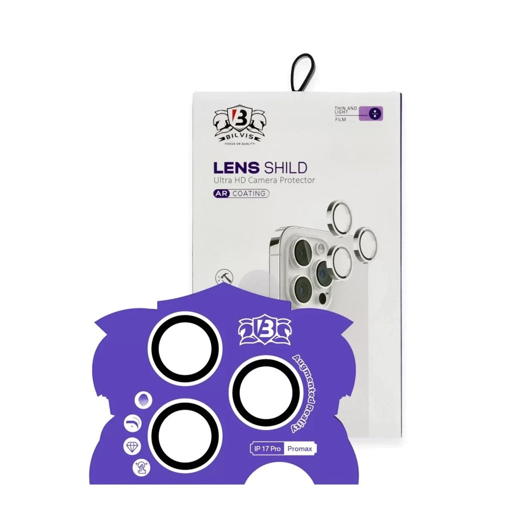 Mey İthalat® iPhone 17 Pro Max Bilvis Titan Kamera Lens - Gümüş
