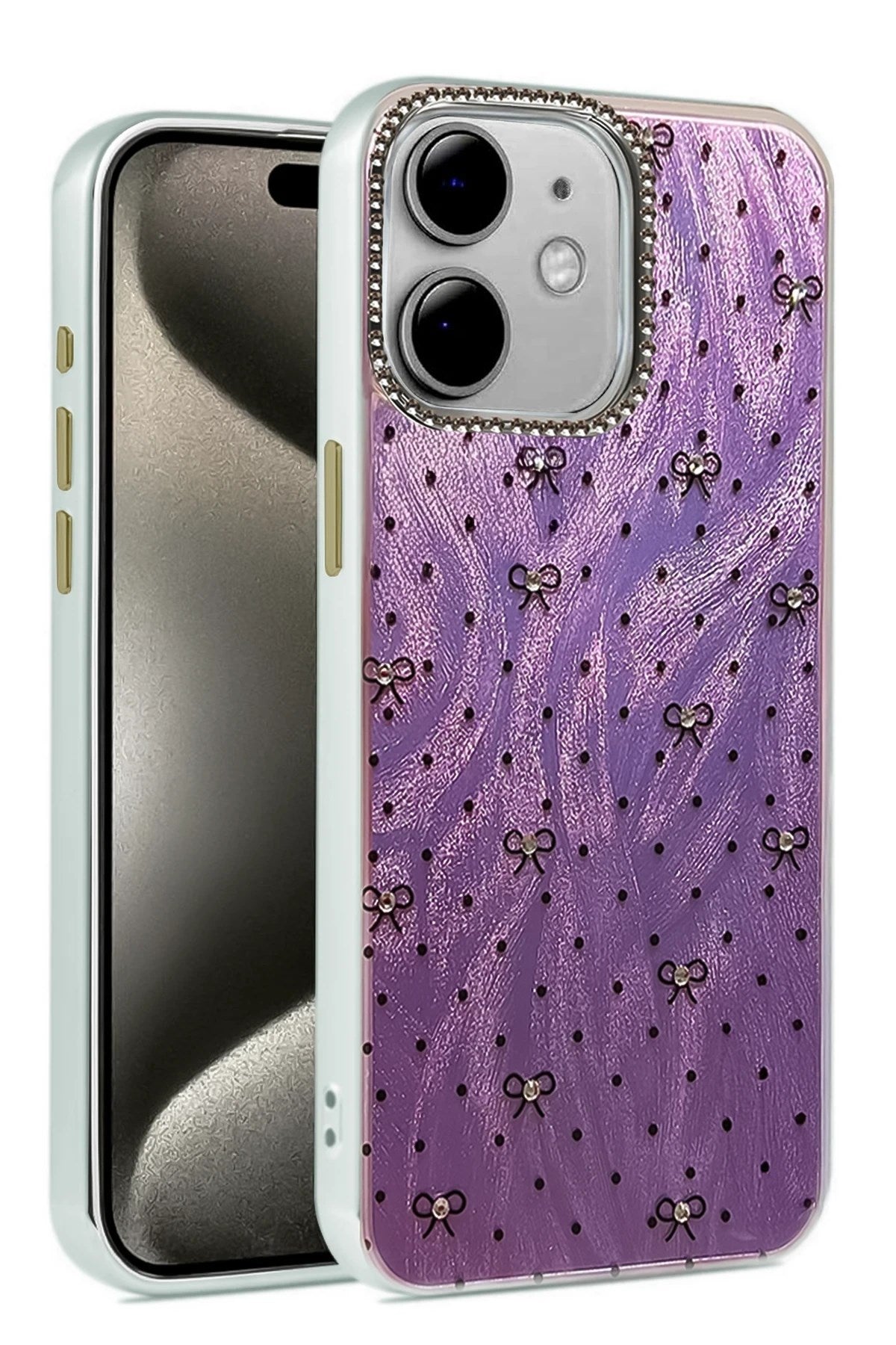 Mey İthalat® iPhone 11 Kılıf Blade Aynalı Desenli Kapak - Desen 2
