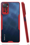 Mey İthalat® Redmi Note 11 Pro Kılıf Platin Silikon - Kırmızı