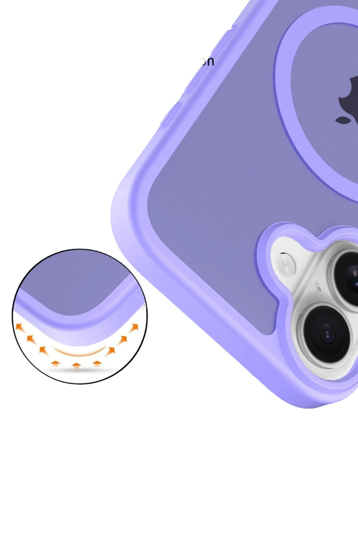 Mey İthalat® iPhone 17 Jota Magsafe Kapak - Lila