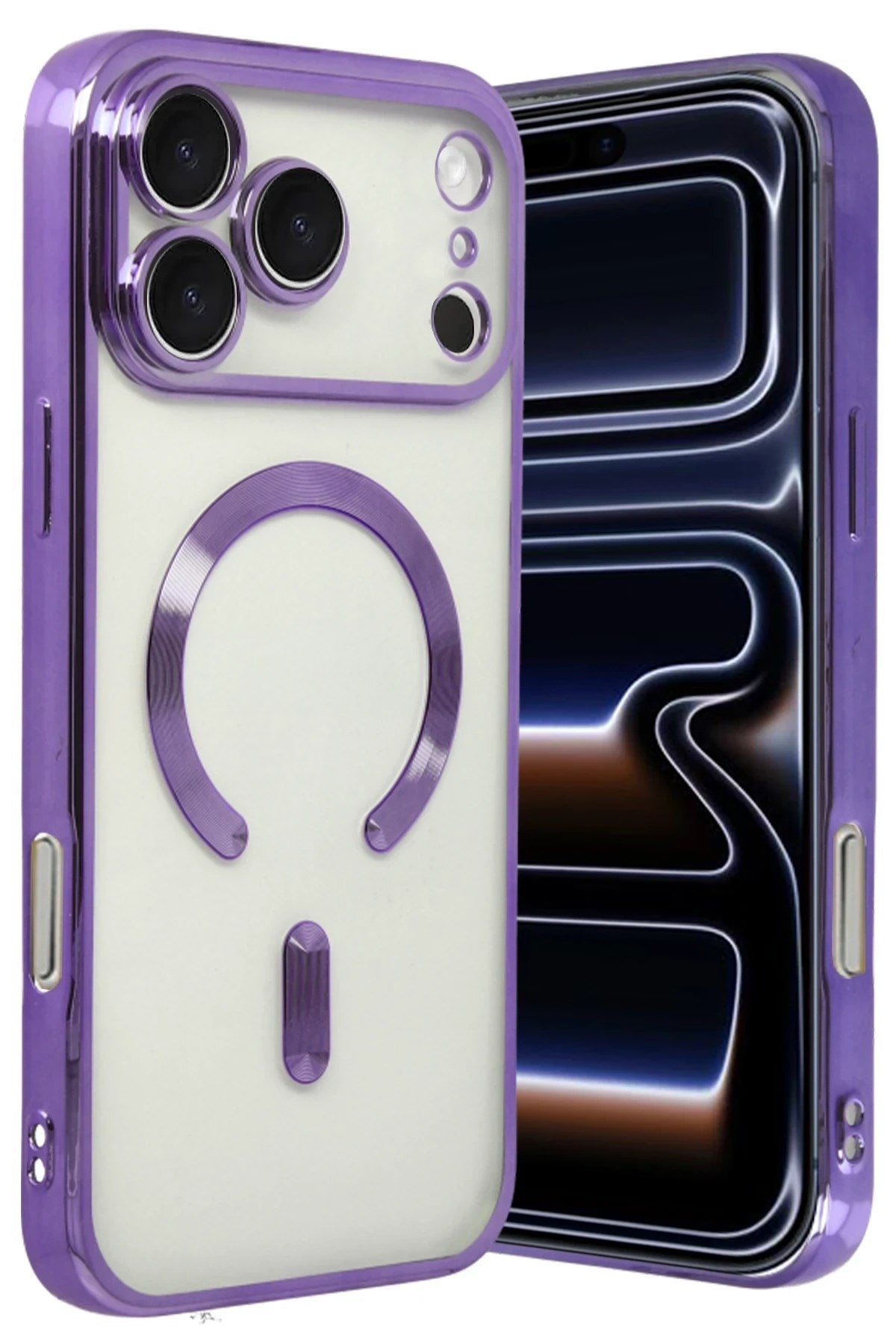 Mey İthalat® iPhone 17 Pro Kross Magneticsafe Kapak - Mor